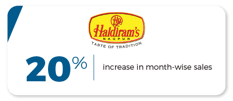 Haldirams sales